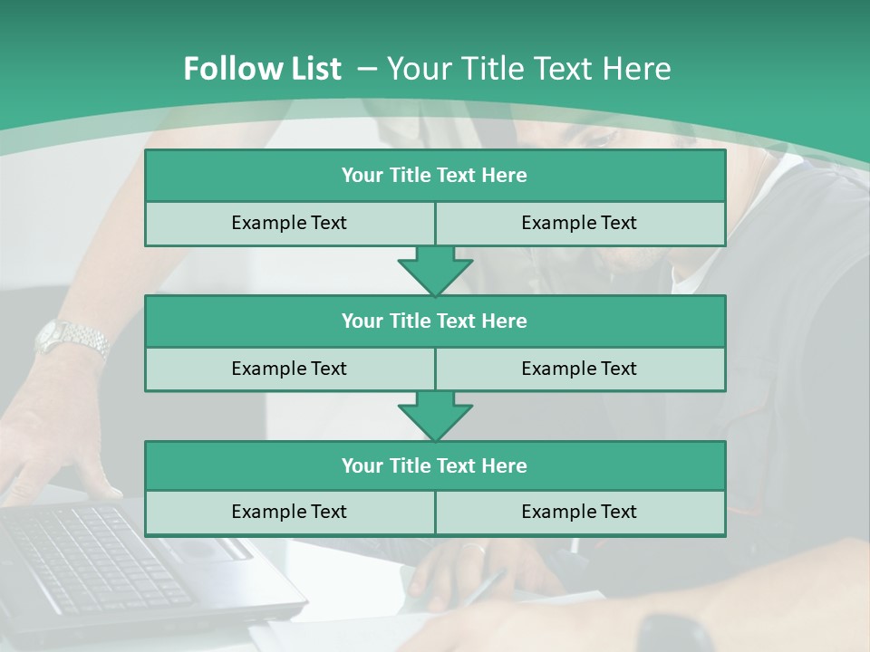 Years Office Teamwork PowerPoint Template