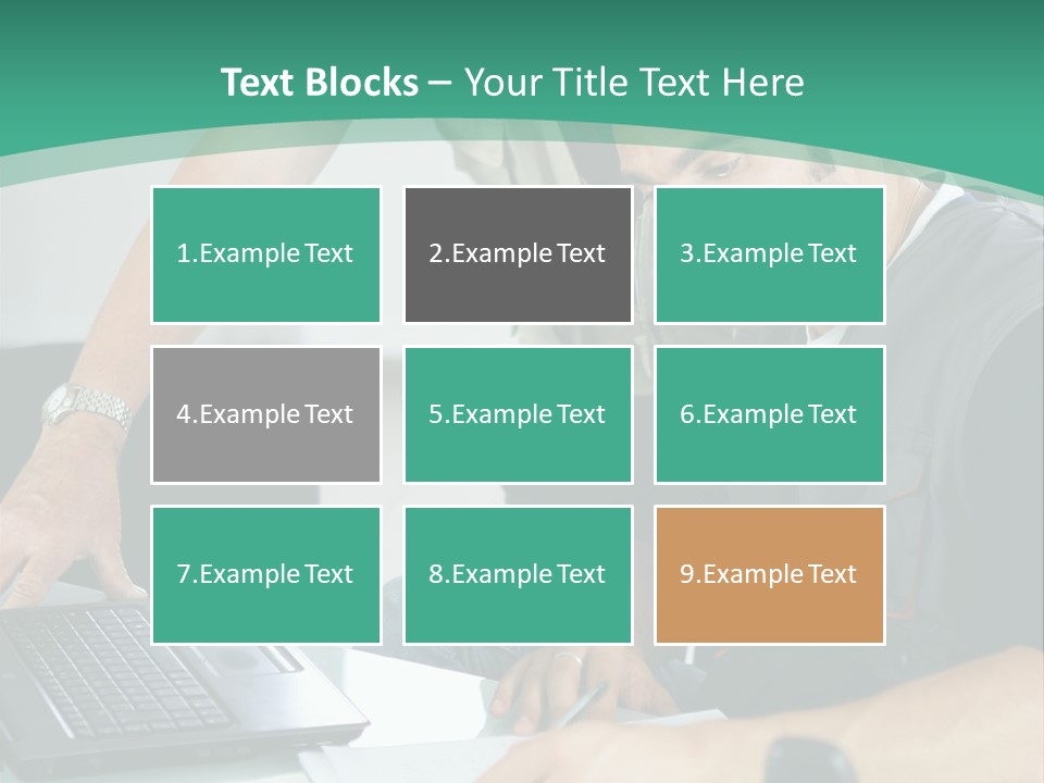 Years Office Teamwork PowerPoint Template