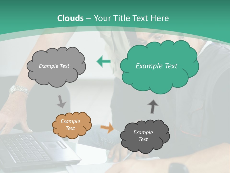 Years Office Teamwork PowerPoint Template