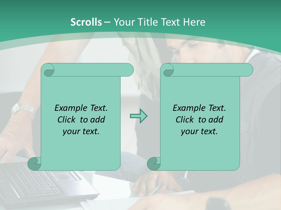 Years Office Teamwork PowerPoint Template