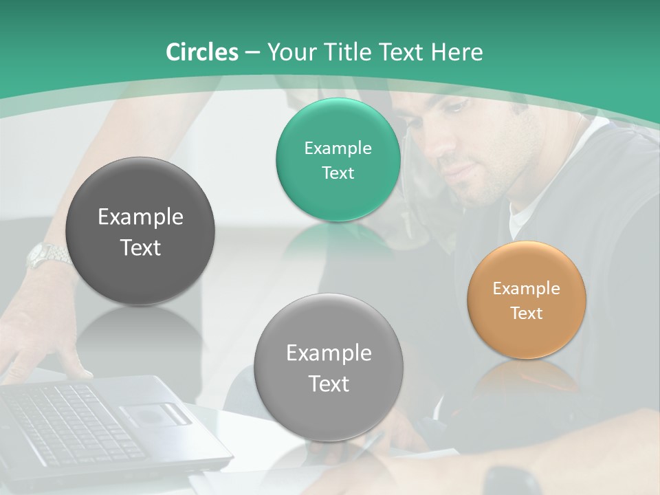 Years Office Teamwork PowerPoint Template