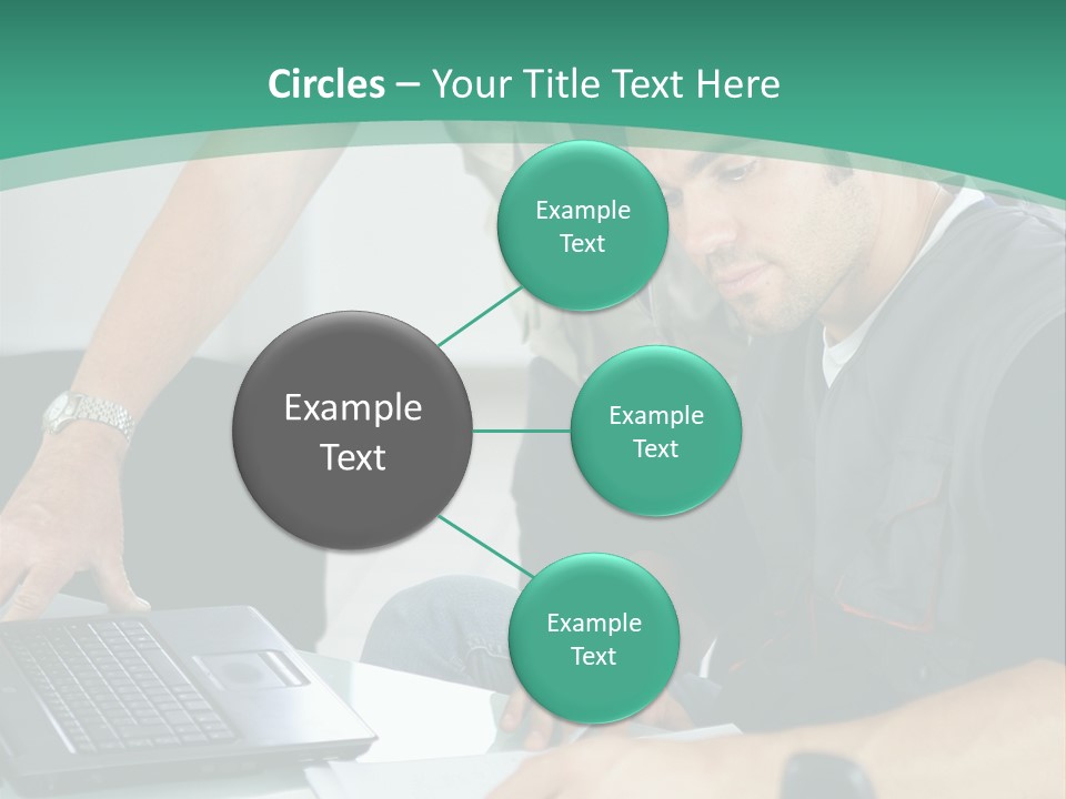 Years Office Teamwork PowerPoint Template