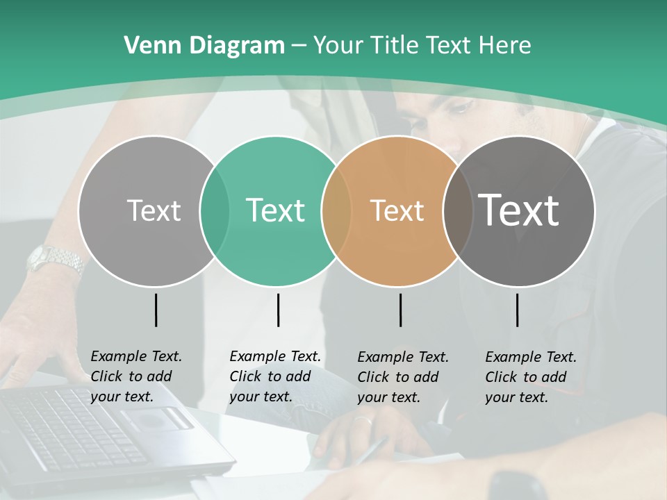 Years Office Teamwork PowerPoint Template