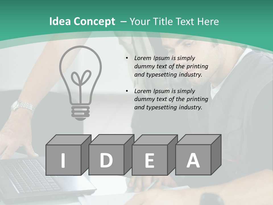 Years Office Teamwork PowerPoint Template