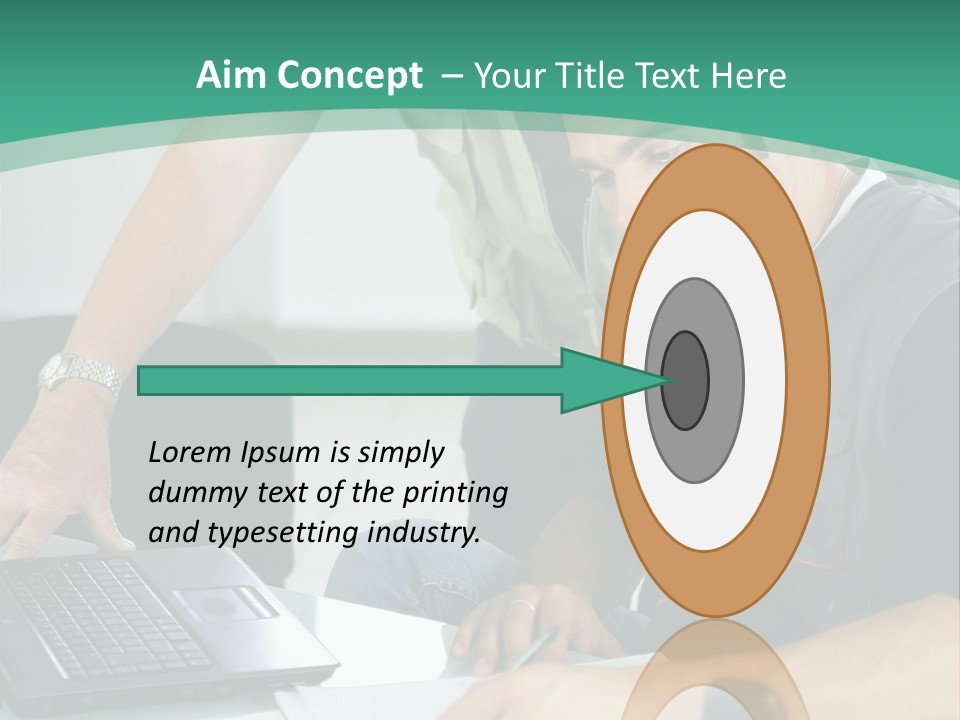 Years Office Teamwork PowerPoint Template