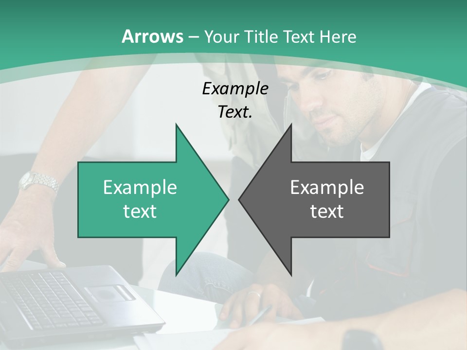 Years Office Teamwork PowerPoint Template