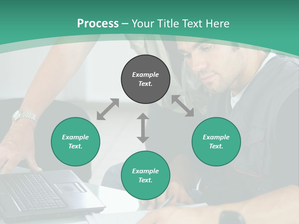 Years Office Teamwork PowerPoint Template