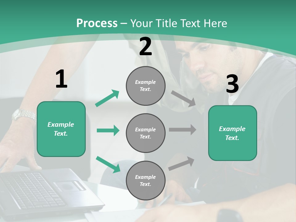 Years Office Teamwork PowerPoint Template