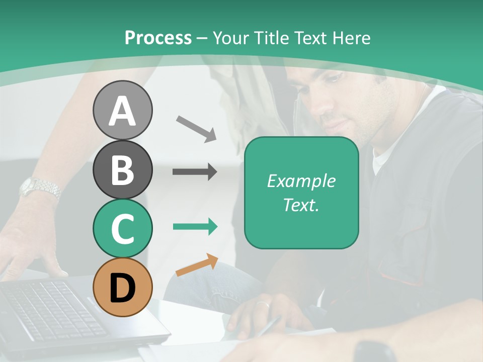 Years Office Teamwork PowerPoint Template