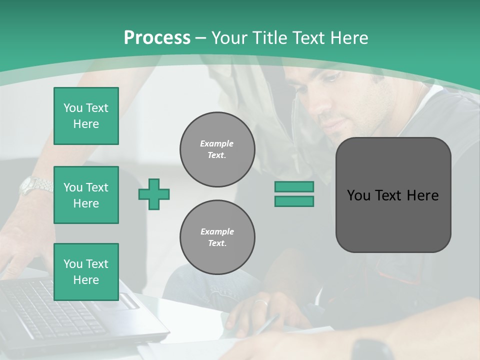 Years Office Teamwork PowerPoint Template