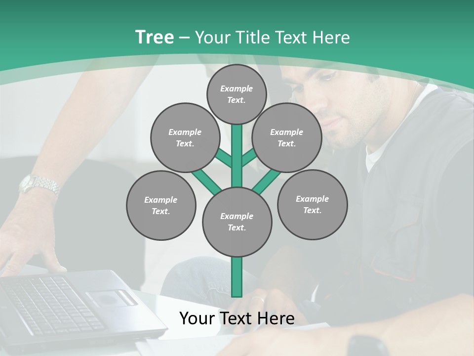 Years Office Teamwork PowerPoint Template