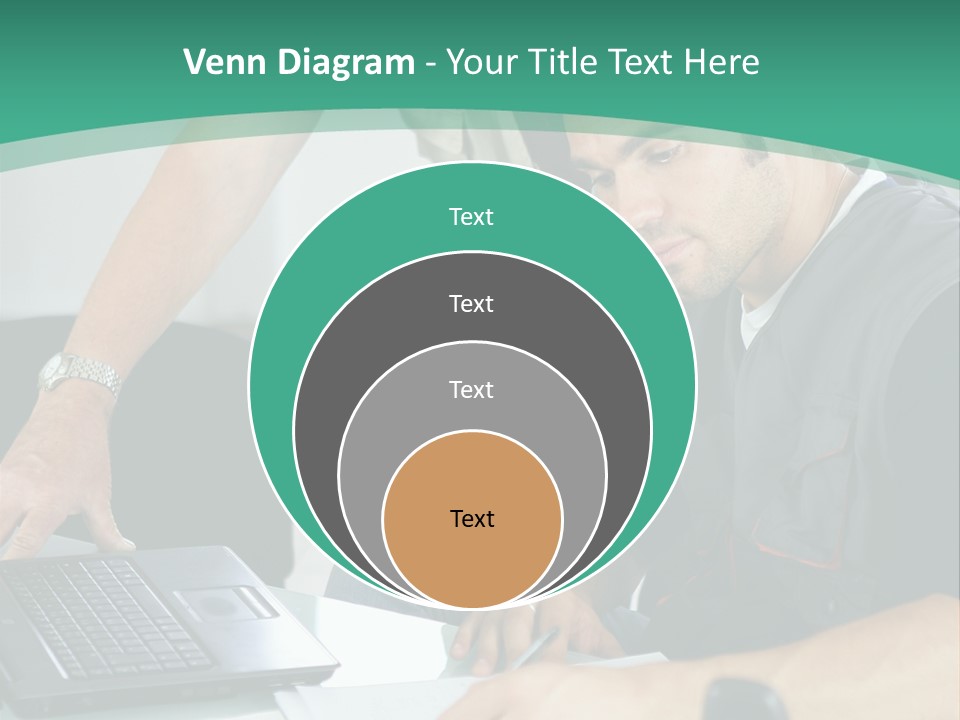 Years Office Teamwork PowerPoint Template