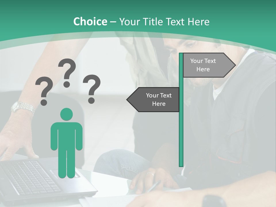 Years Office Teamwork PowerPoint Template