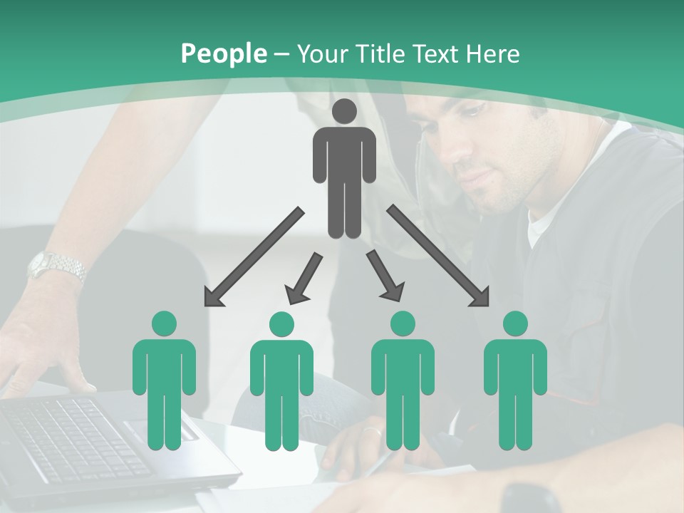 Years Office Teamwork PowerPoint Template