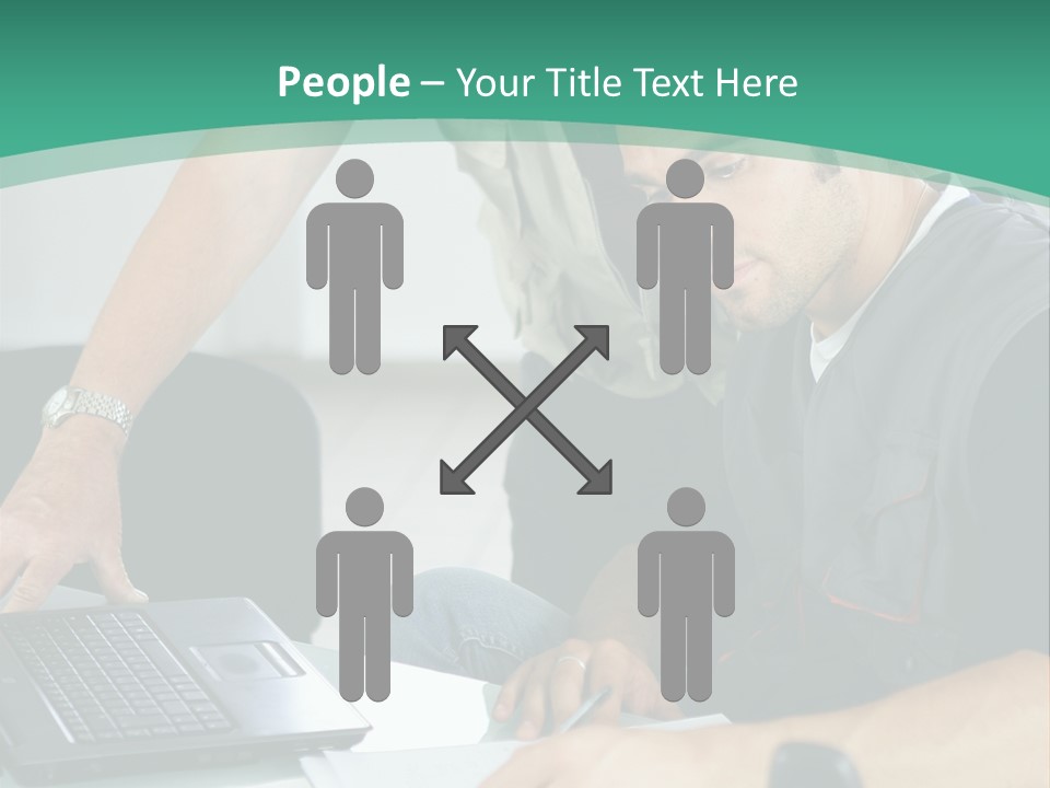 Years Office Teamwork PowerPoint Template