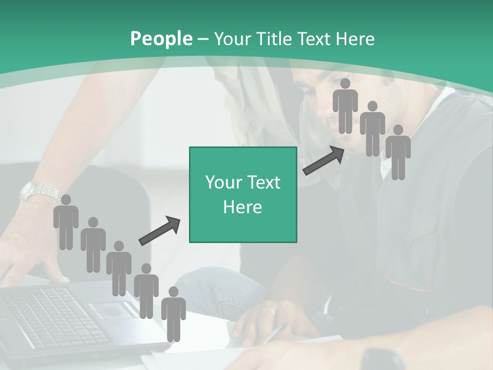 Years Office Teamwork PowerPoint Template