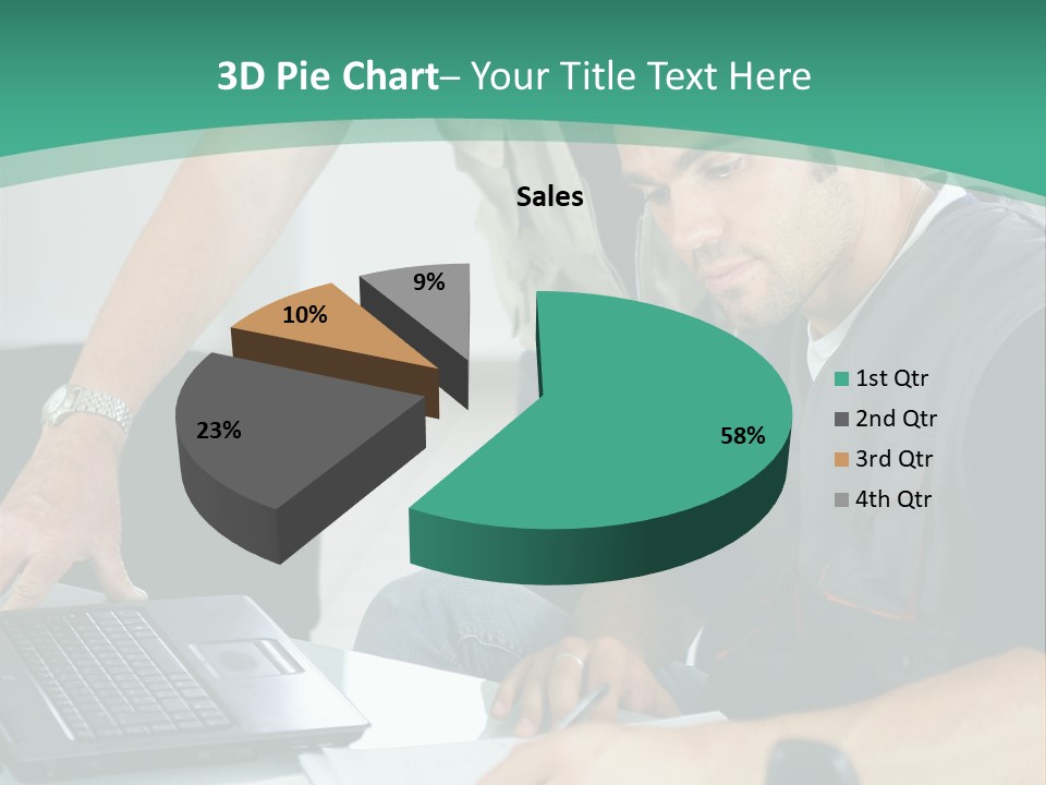 Years Office Teamwork PowerPoint Template