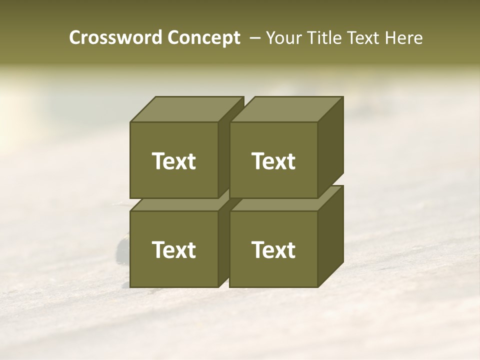 A Group Of Bees Sitting On Top Of A Wooden Table PowerPoint Template