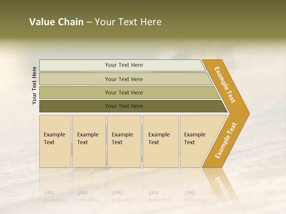 A Group Of Bees Sitting On Top Of A Wooden Table PowerPoint Template