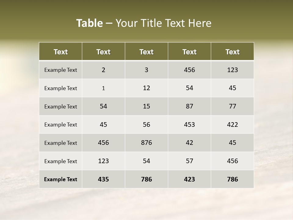 A Group Of Bees Sitting On Top Of A Wooden Table PowerPoint Template