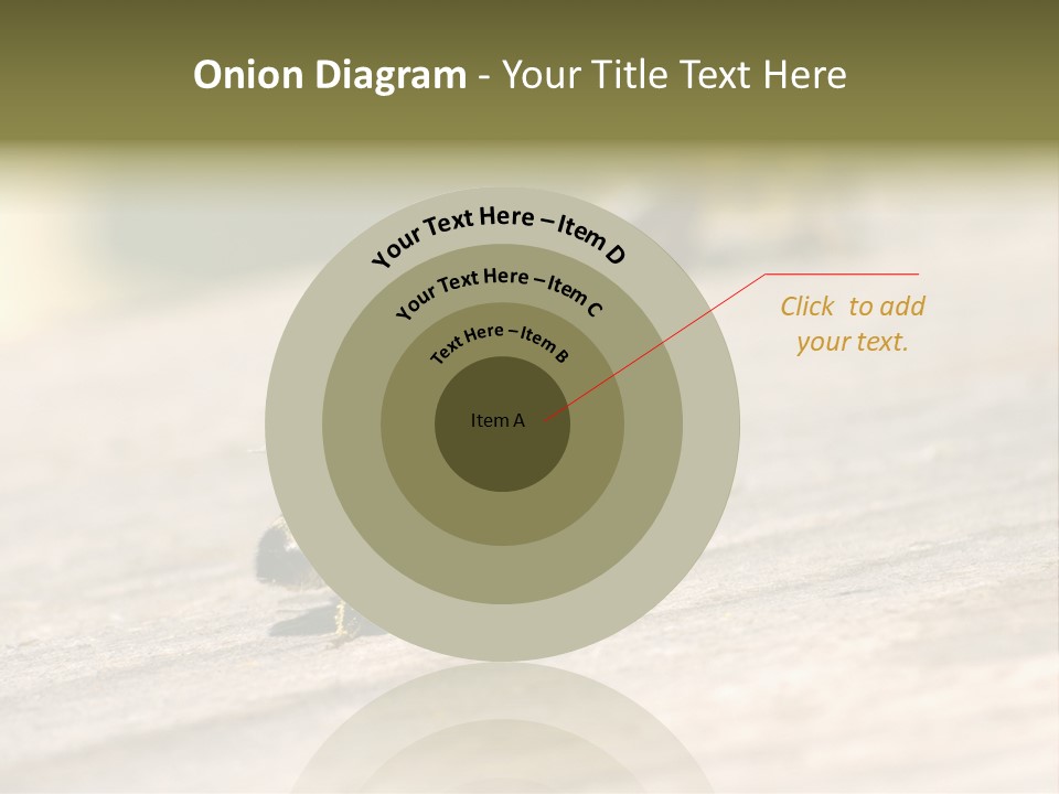 A Group Of Bees Sitting On Top Of A Wooden Table PowerPoint Template