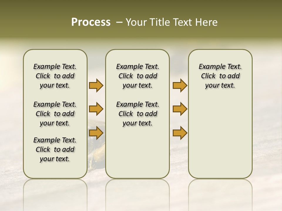 A Group Of Bees Sitting On Top Of A Wooden Table PowerPoint Template