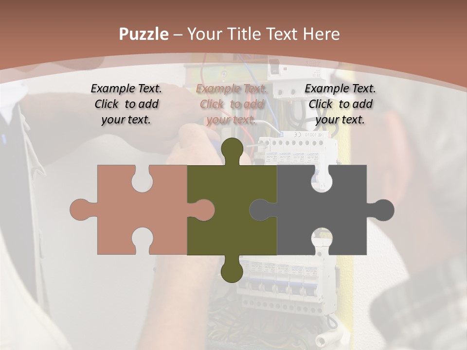 Electricity Professional Profile PowerPoint Template