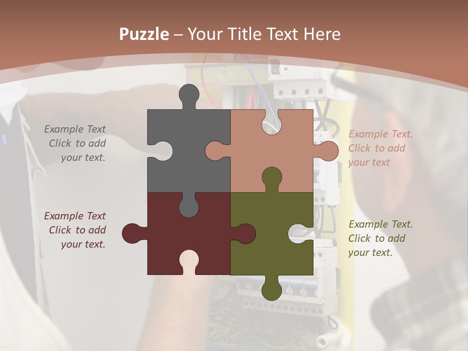 Electricity Professional Profile PowerPoint Template