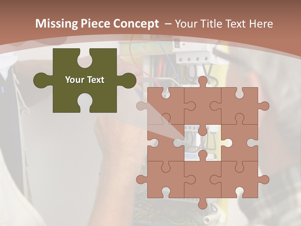 Electricity Professional Profile PowerPoint Template