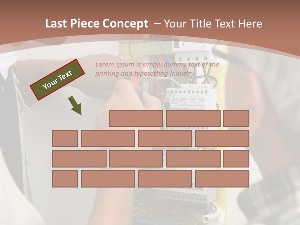 Electricity Professional Profile PowerPoint Template