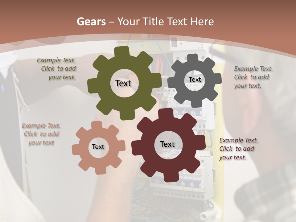 Electricity Professional Profile PowerPoint Template