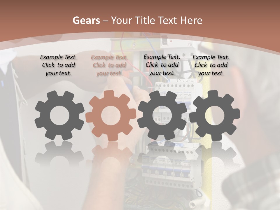 Electricity Professional Profile PowerPoint Template