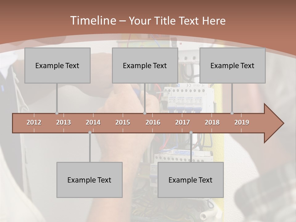 Electricity Professional Profile PowerPoint Template