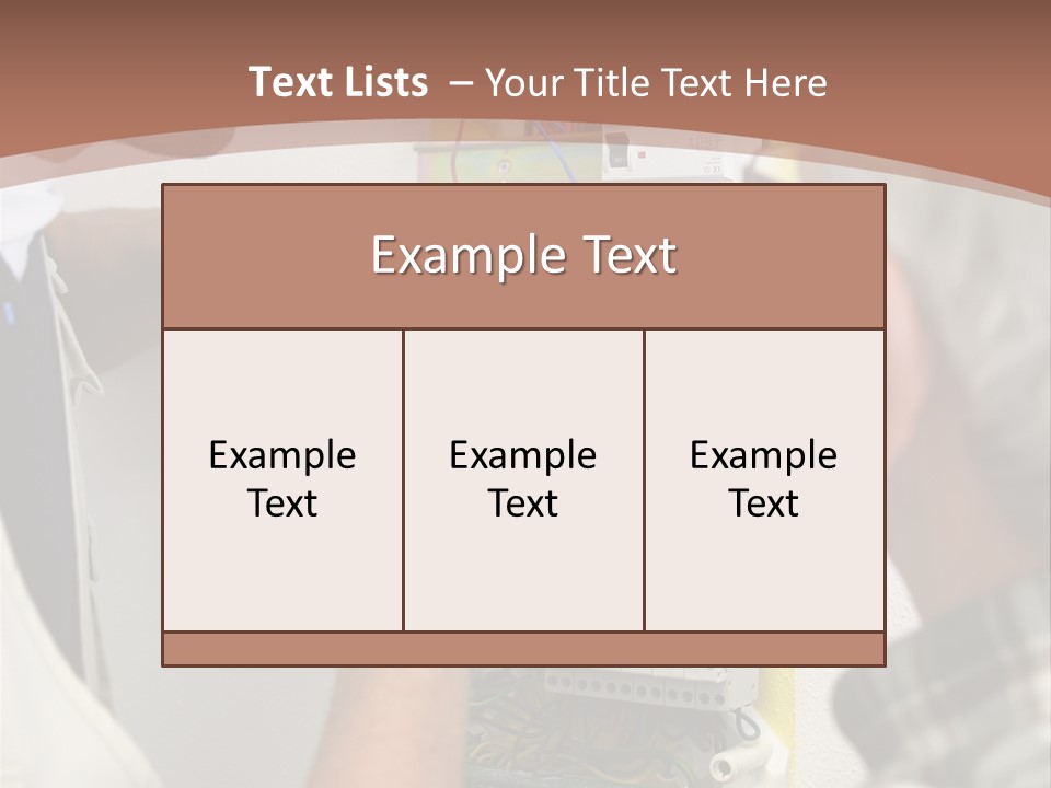 Electricity Professional Profile PowerPoint Template