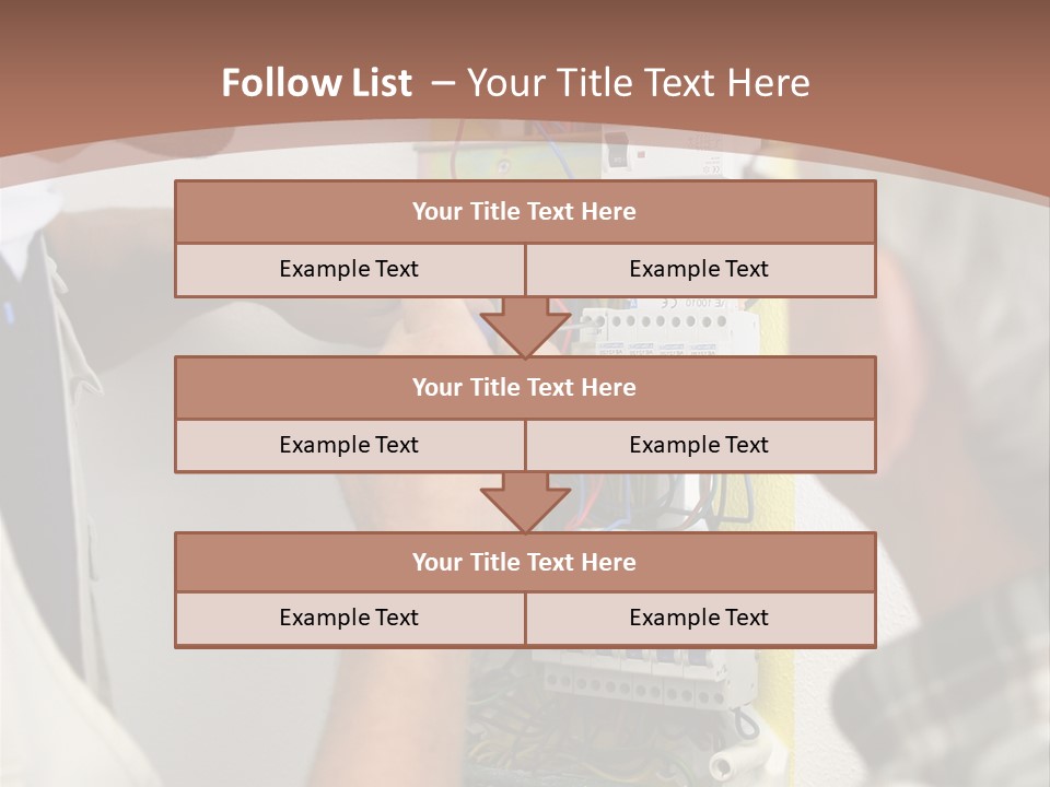 Electricity Professional Profile PowerPoint Template