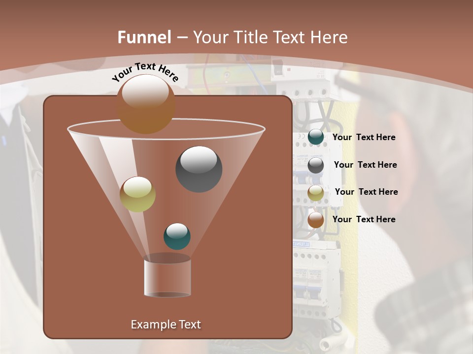 Electricity Professional Profile PowerPoint Template