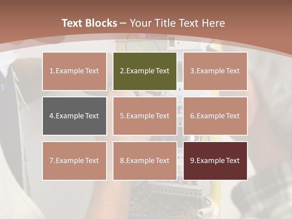 Electricity Professional Profile PowerPoint Template
