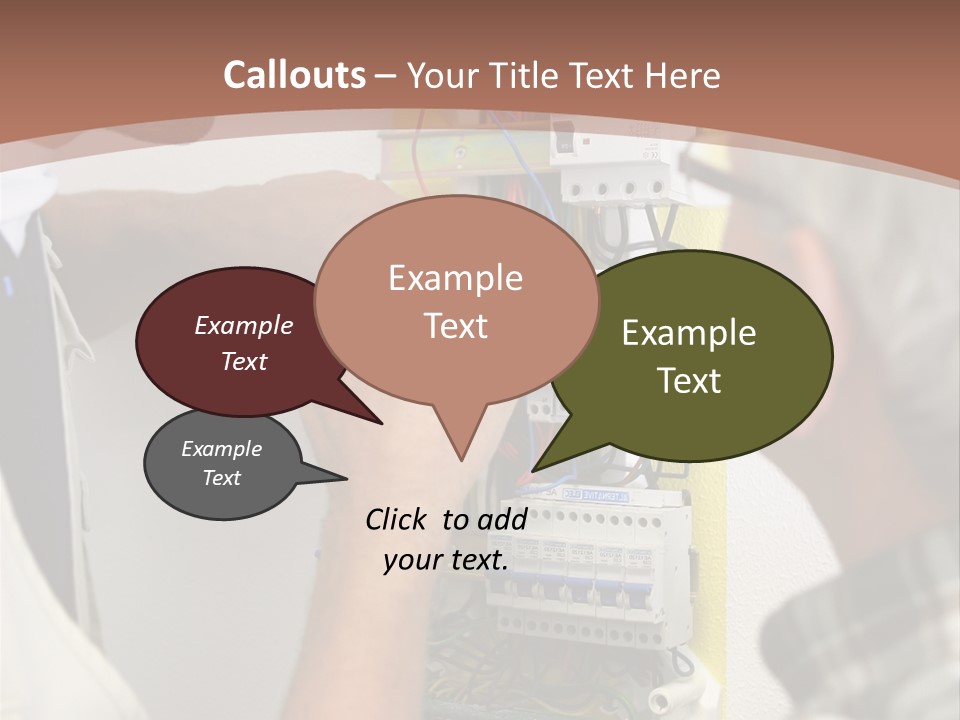 Electricity Professional Profile PowerPoint Template