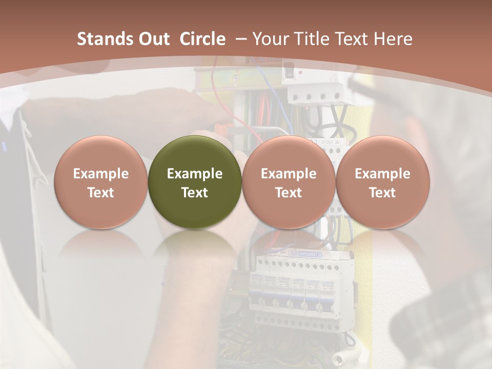 Electricity Professional Profile PowerPoint Template