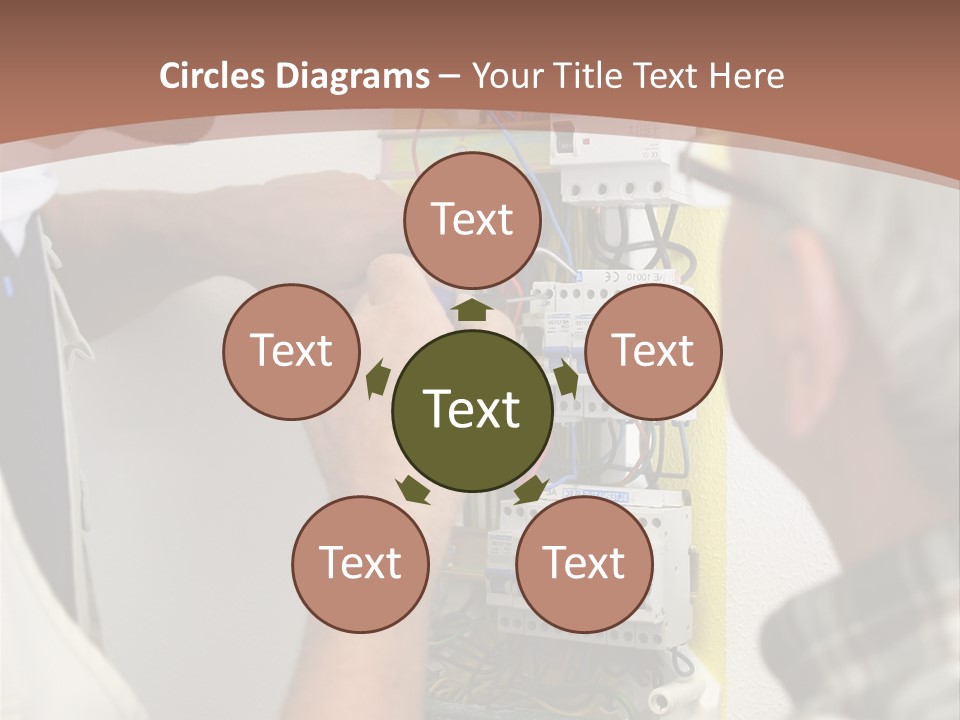 Electricity Professional Profile PowerPoint Template