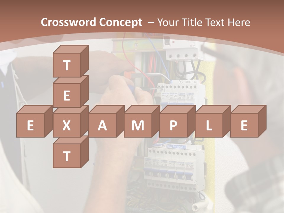 Electricity Professional Profile PowerPoint Template