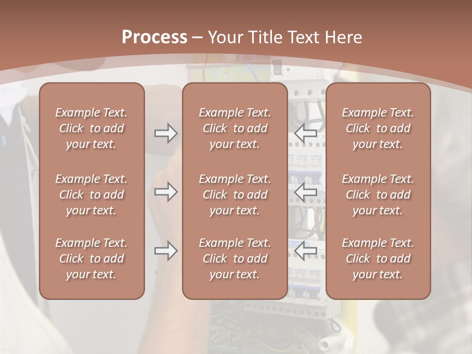 Electricity Professional Profile PowerPoint Template