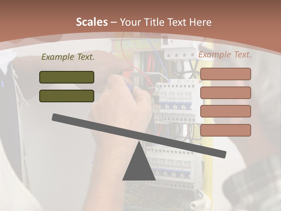 Electricity Professional Profile PowerPoint Template