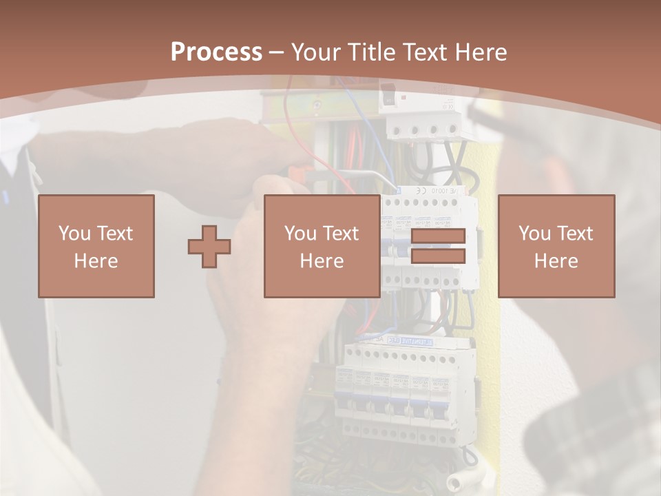 Electricity Professional Profile PowerPoint Template