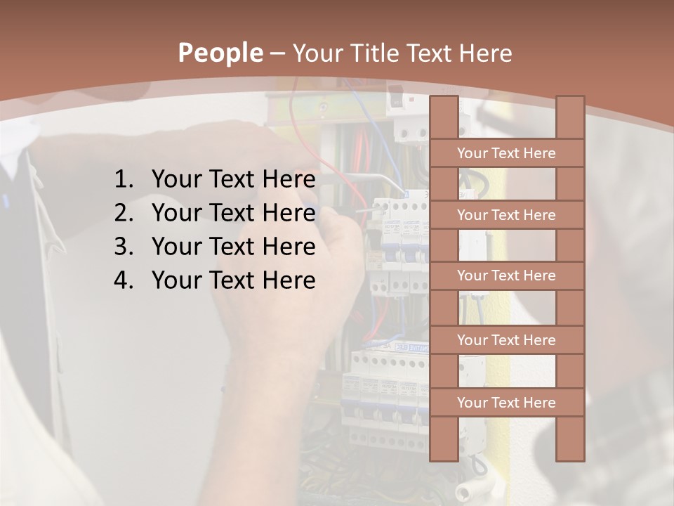 Electricity Professional Profile PowerPoint Template
