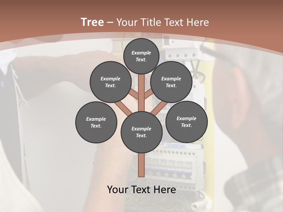 Electricity Professional Profile PowerPoint Template