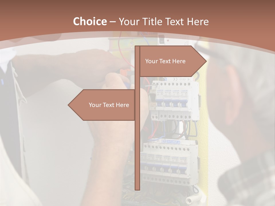 Electricity Professional Profile PowerPoint Template