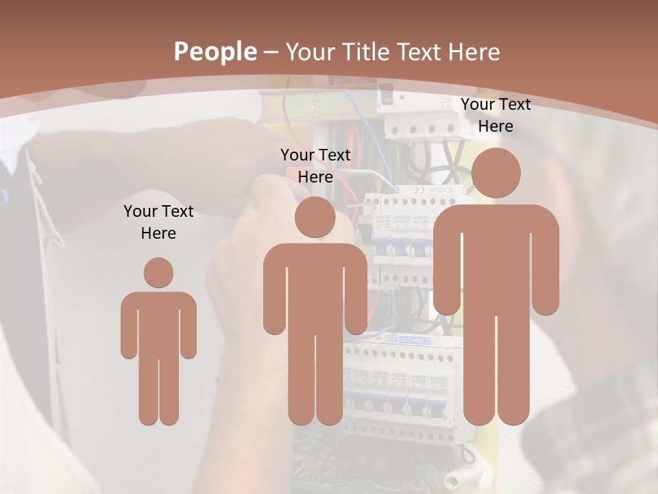 Electricity Professional Profile PowerPoint Template