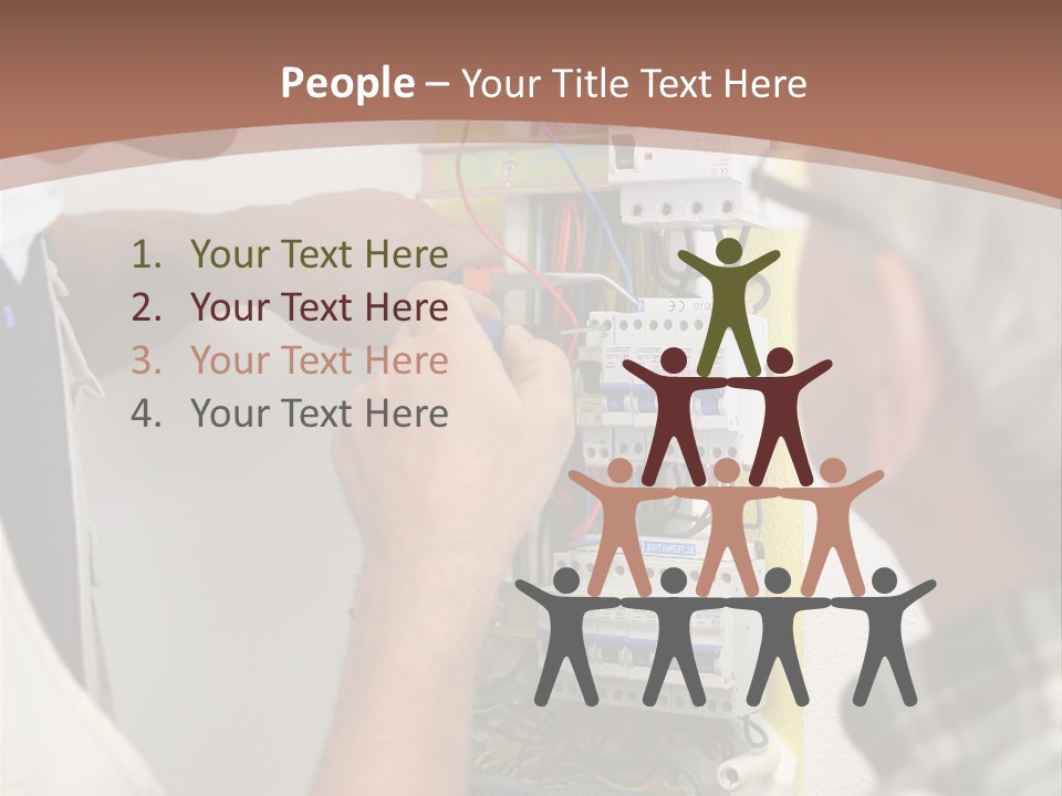 Electricity Professional Profile PowerPoint Template