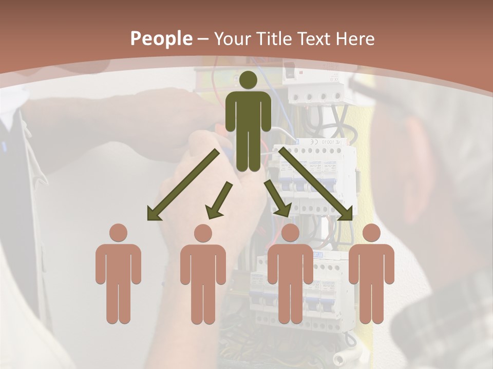 Electricity Professional Profile PowerPoint Template